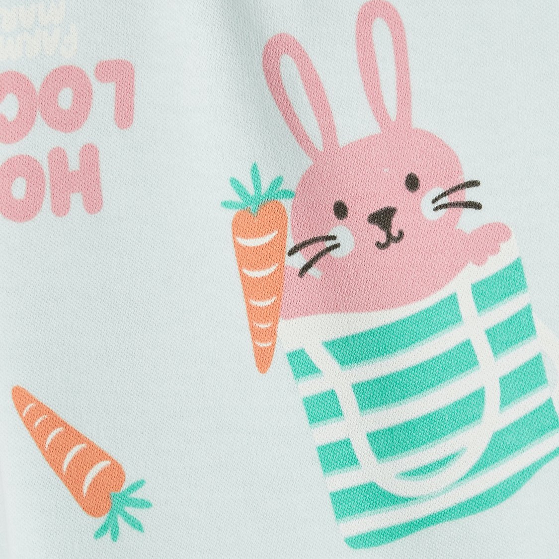 Juniors Printed T-shirt with Pyjama Set
