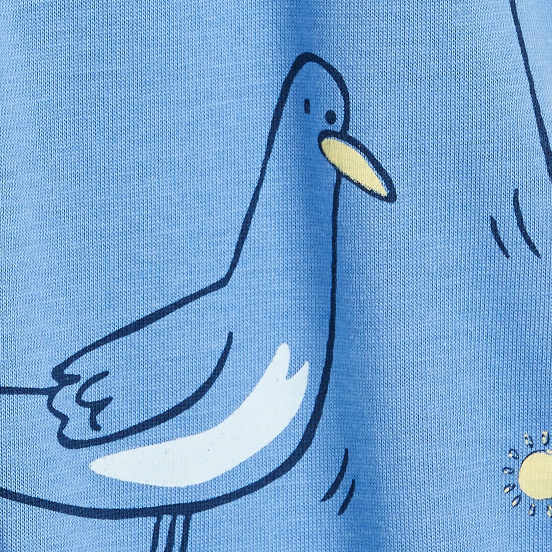 Juniors Printed Shirt with Pyjama Set