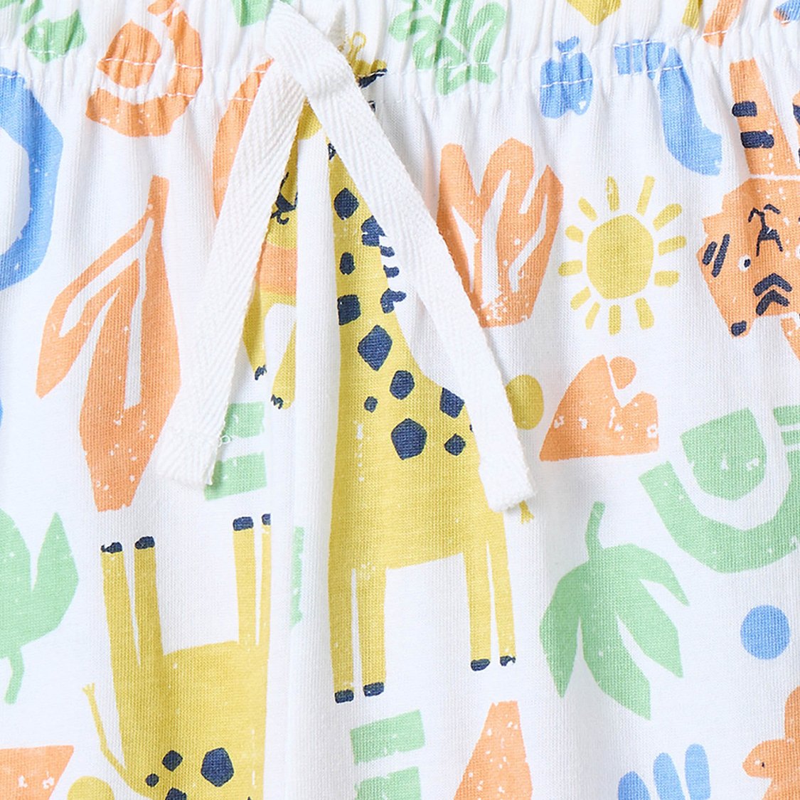 Juniors Safari Print T-shirt with Pyjama Set