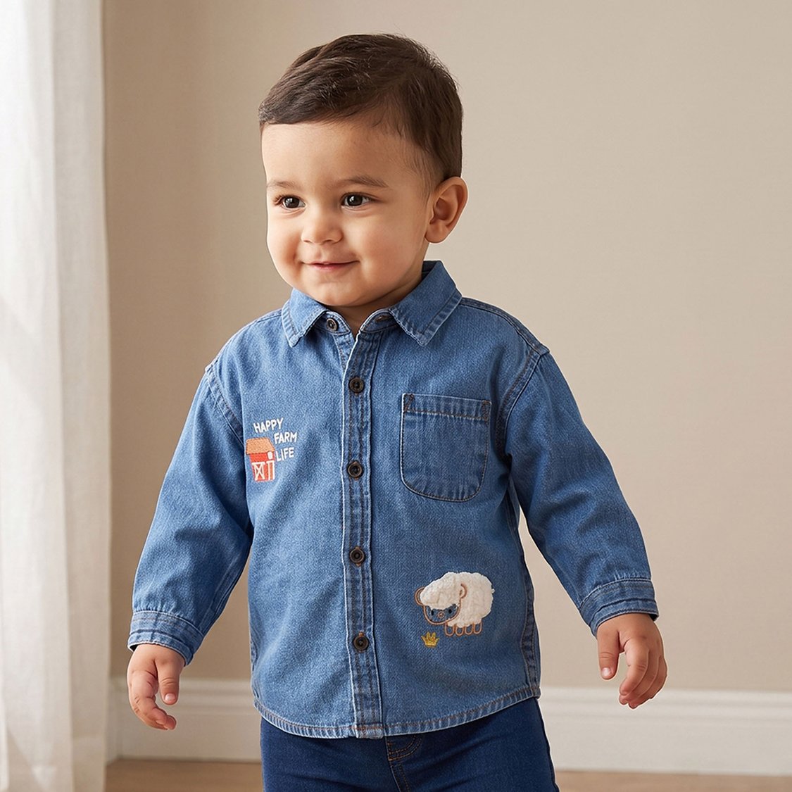 Juniors Embroidered Shirt