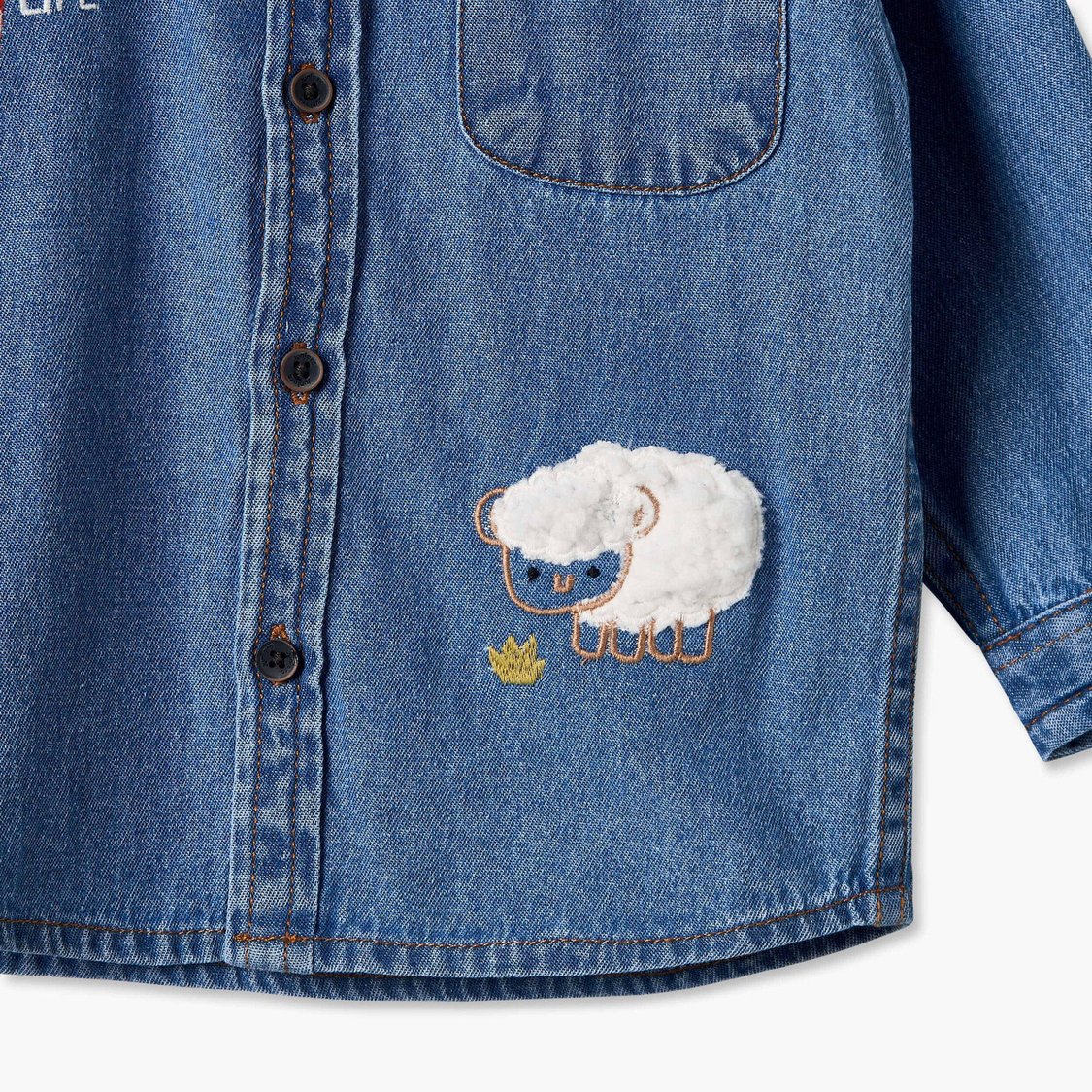 Juniors Embroidered Shirt