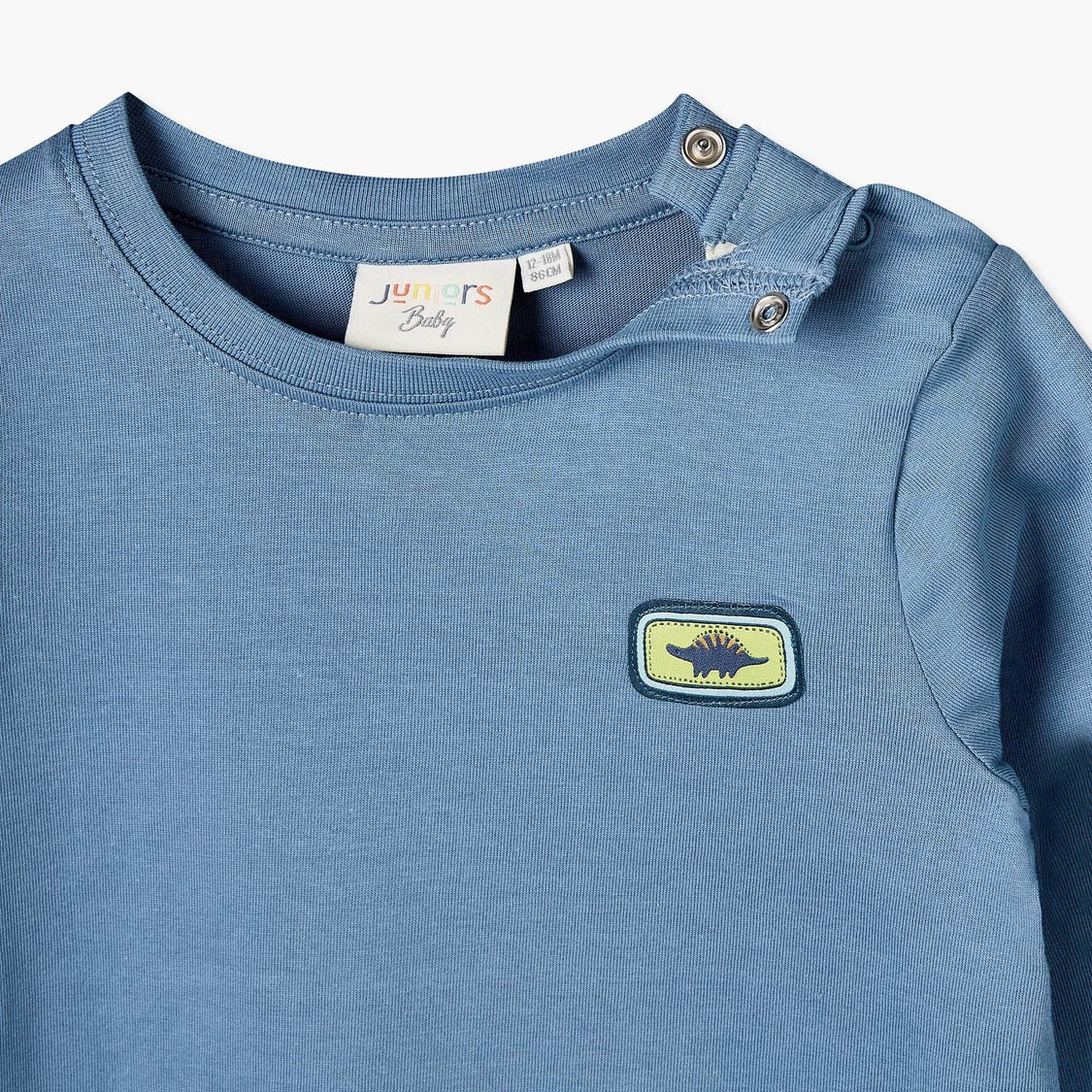 Juniors Dinosaur Print Dungaree with T-shirt