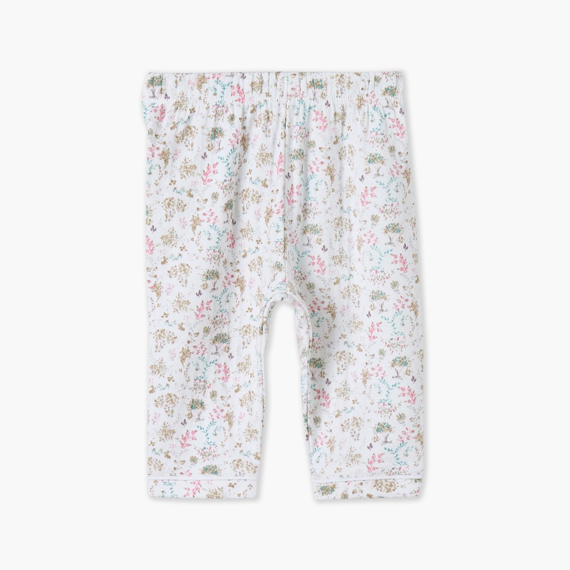 Giggles Floral Print Top and Pyjama Set
