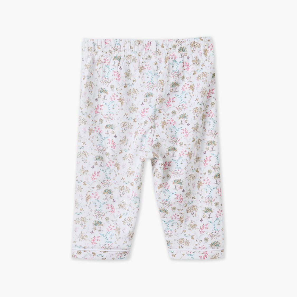 Giggles Floral Print Top and Pyjama Set