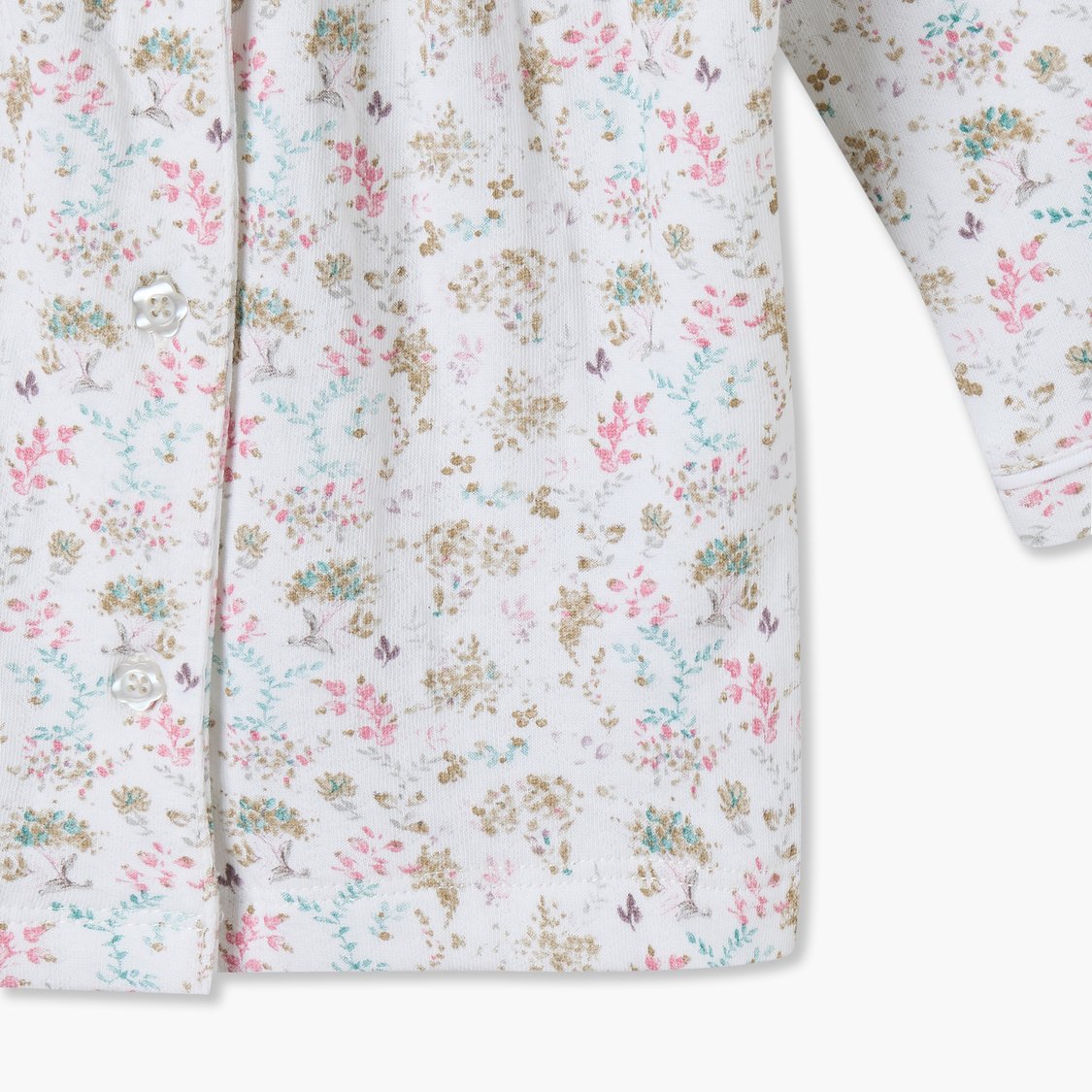 Giggles Floral Print Top and Pyjama Set