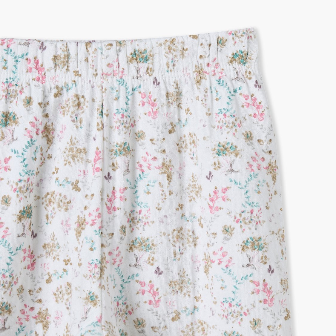 Giggles Floral Print Top and Pyjama Set