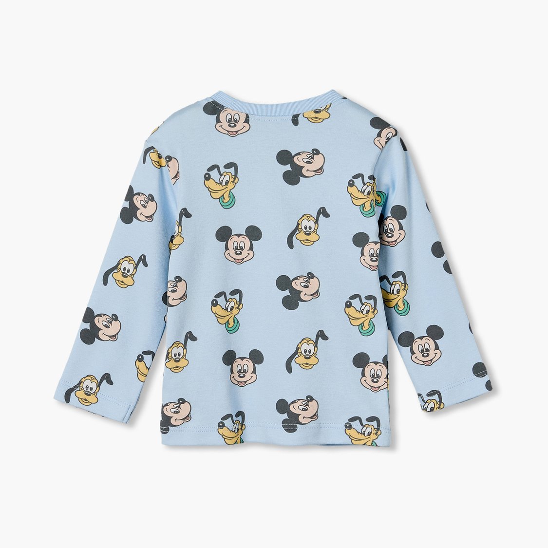 Juniors Mickey Mouse Print T-shirt and Pyjama Set