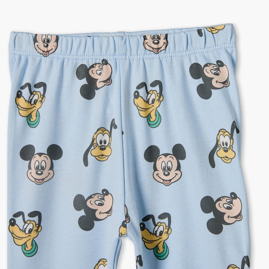 Juniors Mickey Mouse Print T-shirt and Pyjama Set