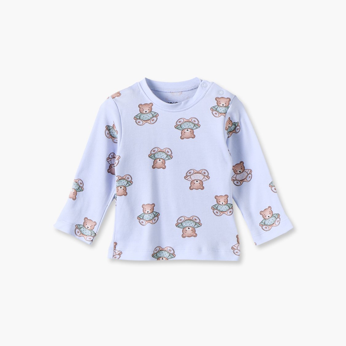 Juniors Teddy Bear Print T-shirt with Pyjama Set