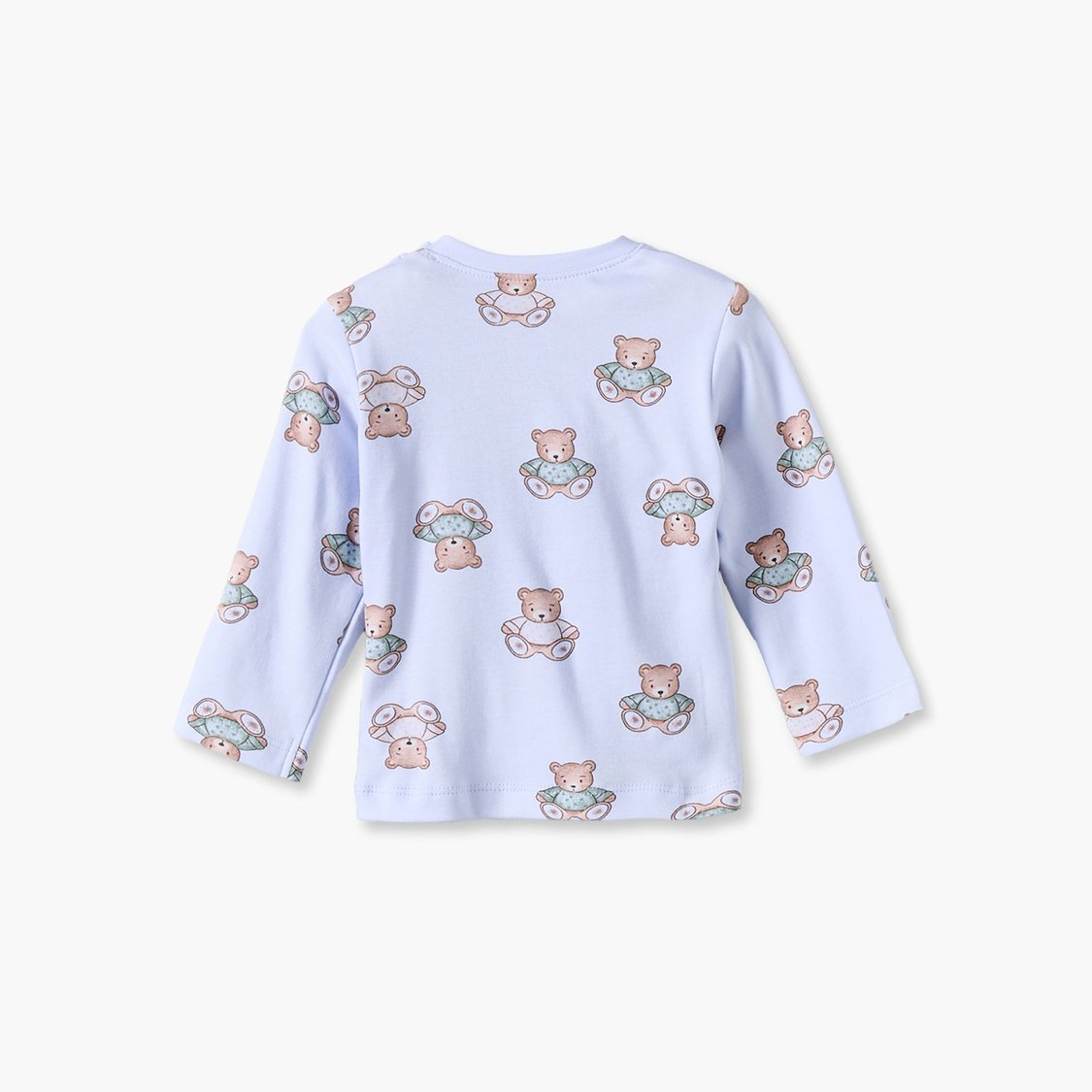 Juniors Teddy Bear Print T-shirt with Pyjama Set