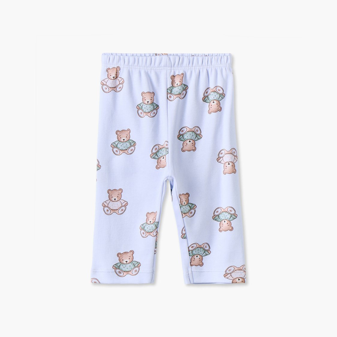 Juniors Teddy Bear Print T-shirt with Pyjama Set