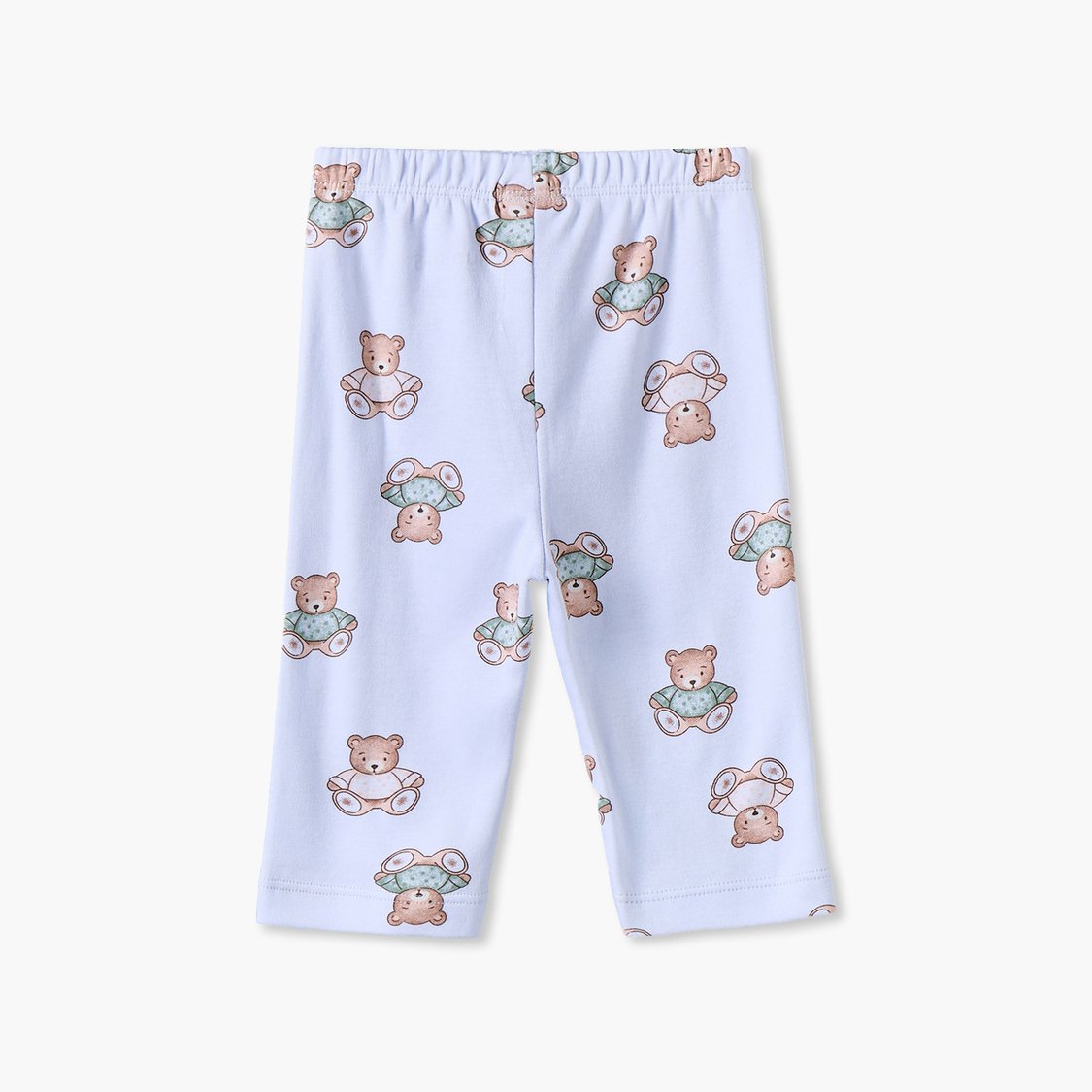Juniors Teddy Bear Print T-shirt with Pyjama Set