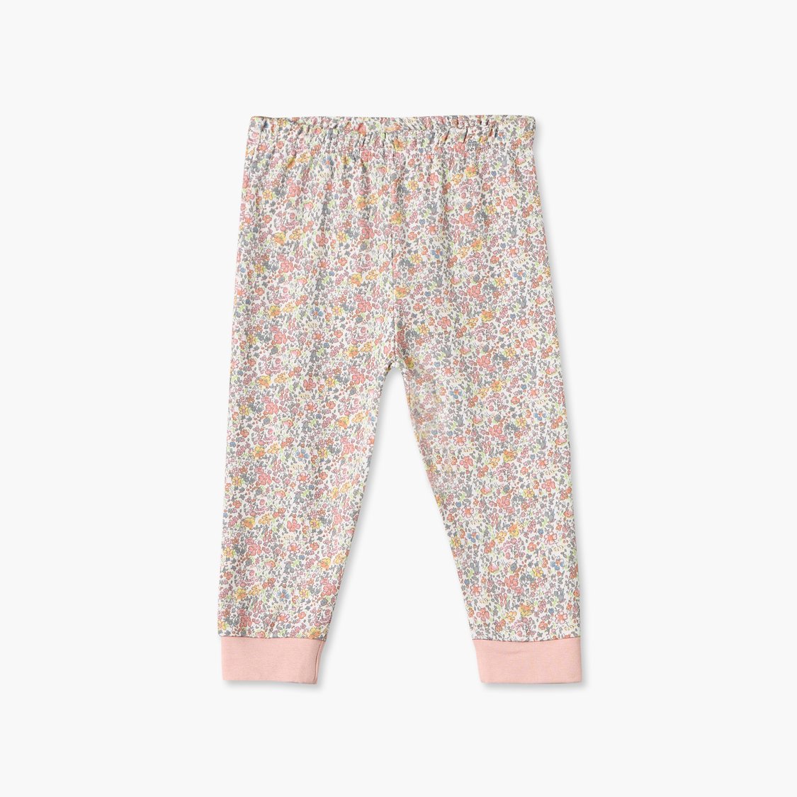 Juniors Floral Embroidery Top and Pyjama Set