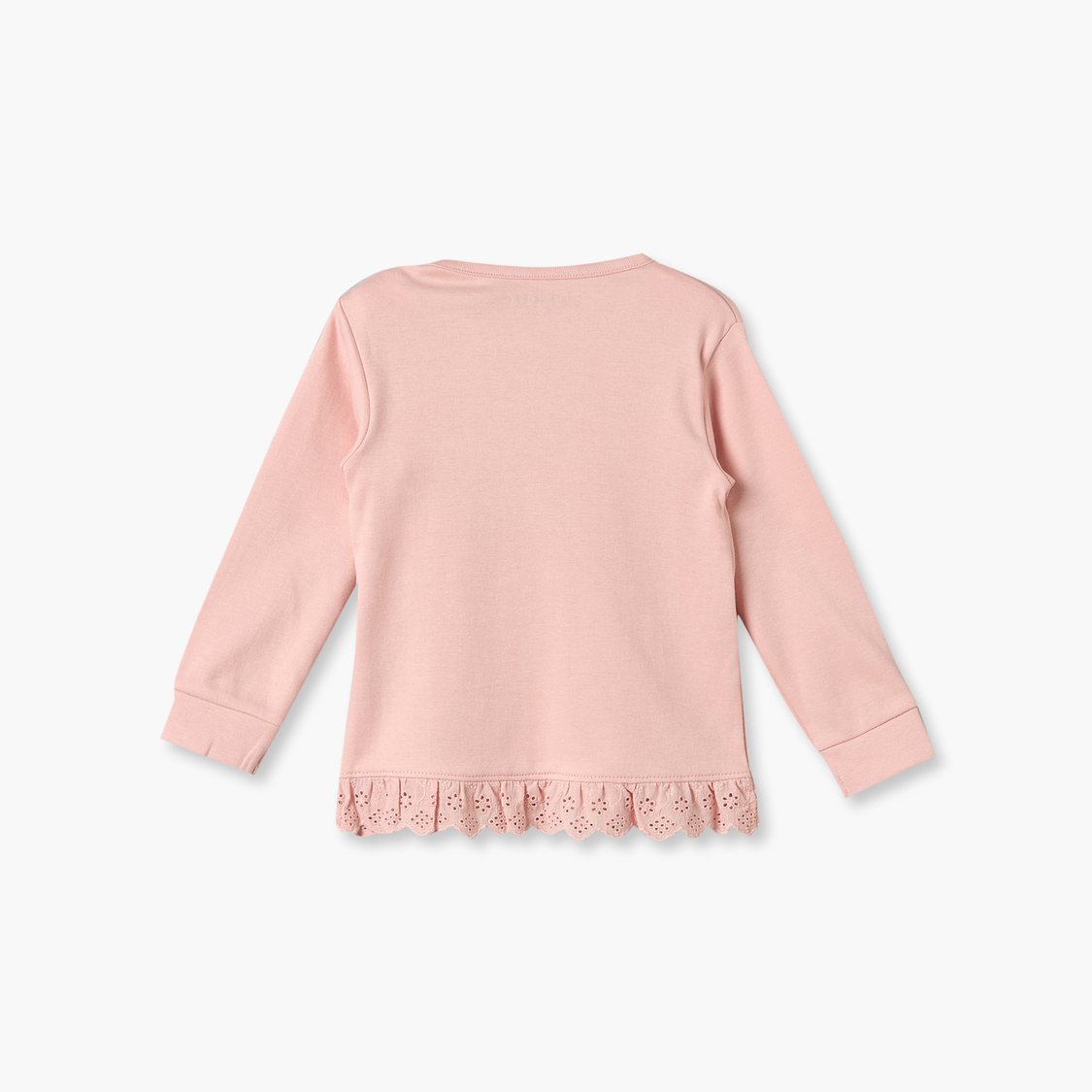 Juniors Floral Embroidery Top and Pyjama Set