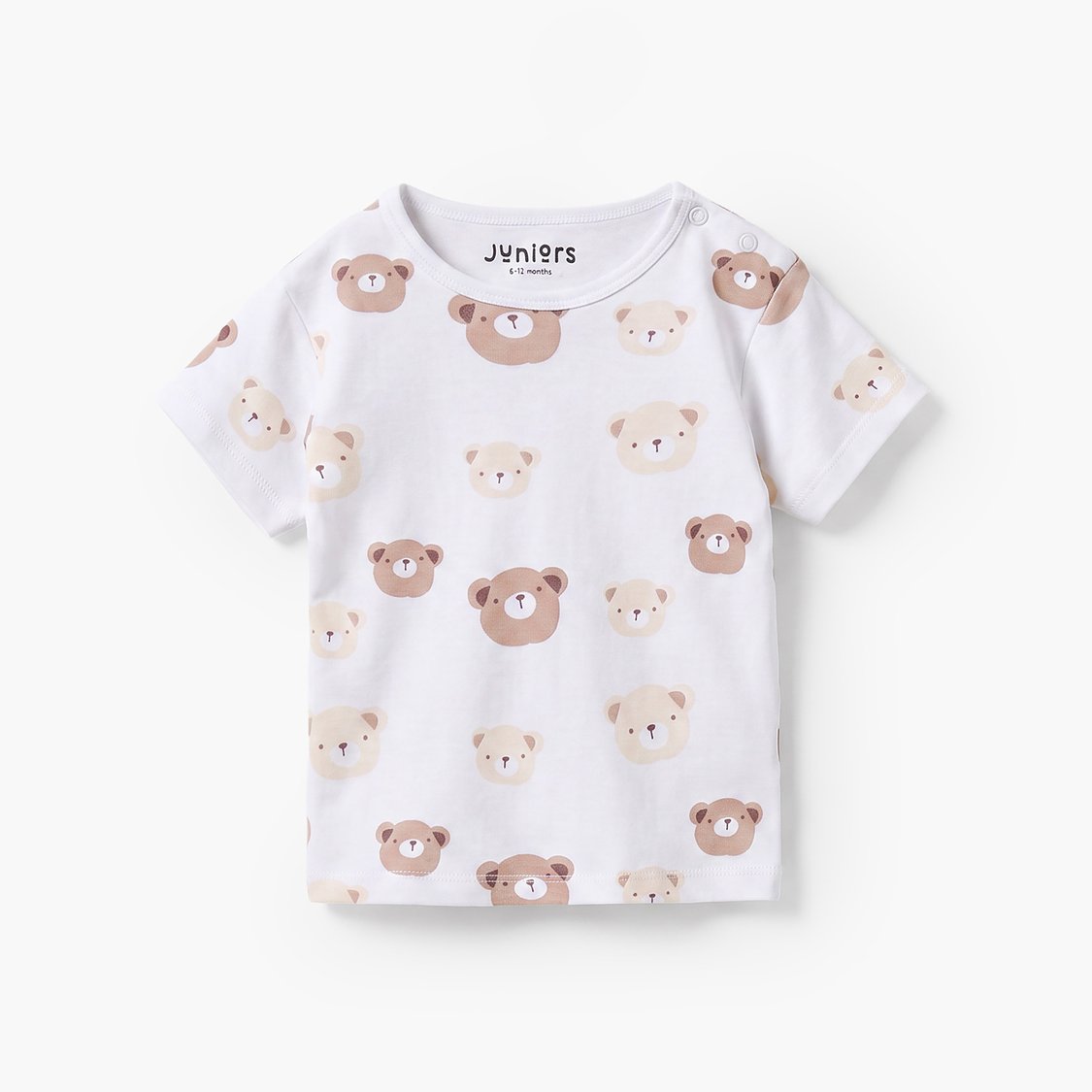 Juniors Bear Print T-shirts - Pack of 5