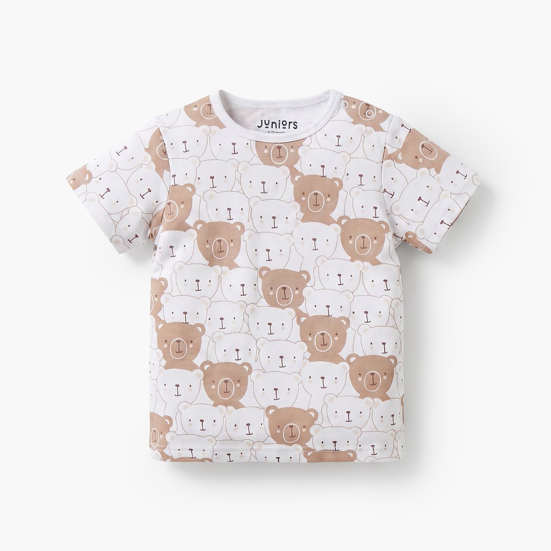 Juniors Bear Print T-shirts - Pack of 5
