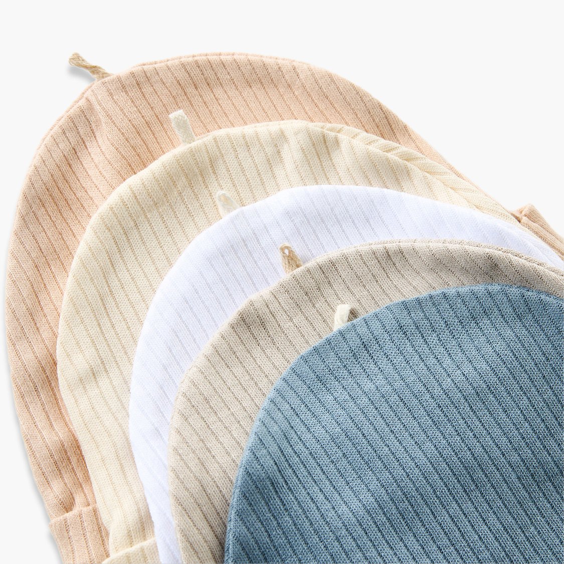 Juniors Ribbed Beanies - Pack of 5