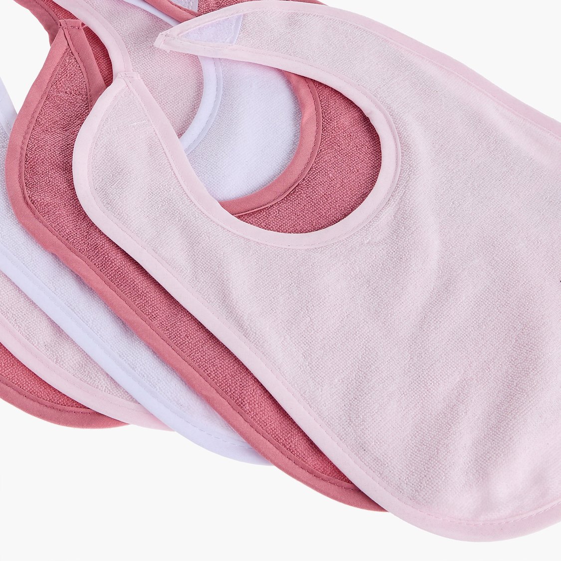 Juniors Solid Bibs - Pack of 5