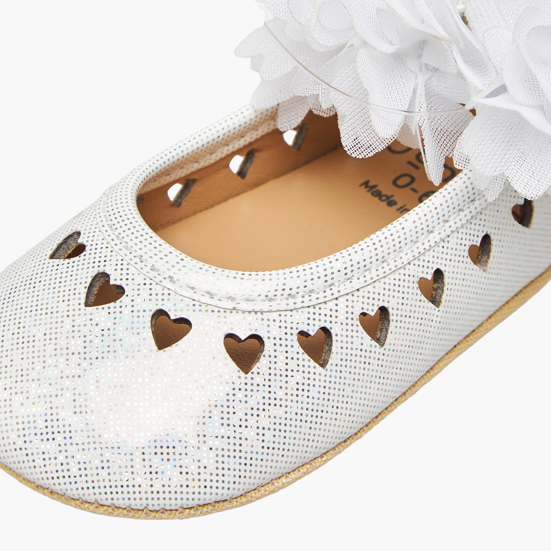Juniors Floral Booties with Elastic Strap
