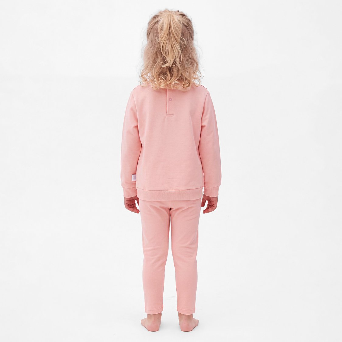 Juniors Schiffli Ruffle Top and Pyjama Set