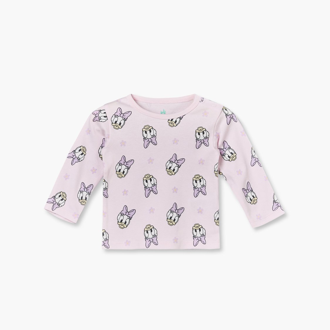 Disney Daisy Duck Print T-shirt with Pyjama Set