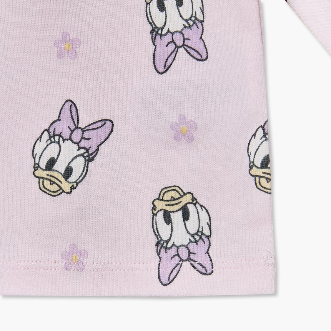 Disney Daisy Duck Print T-shirt with Pyjama Set