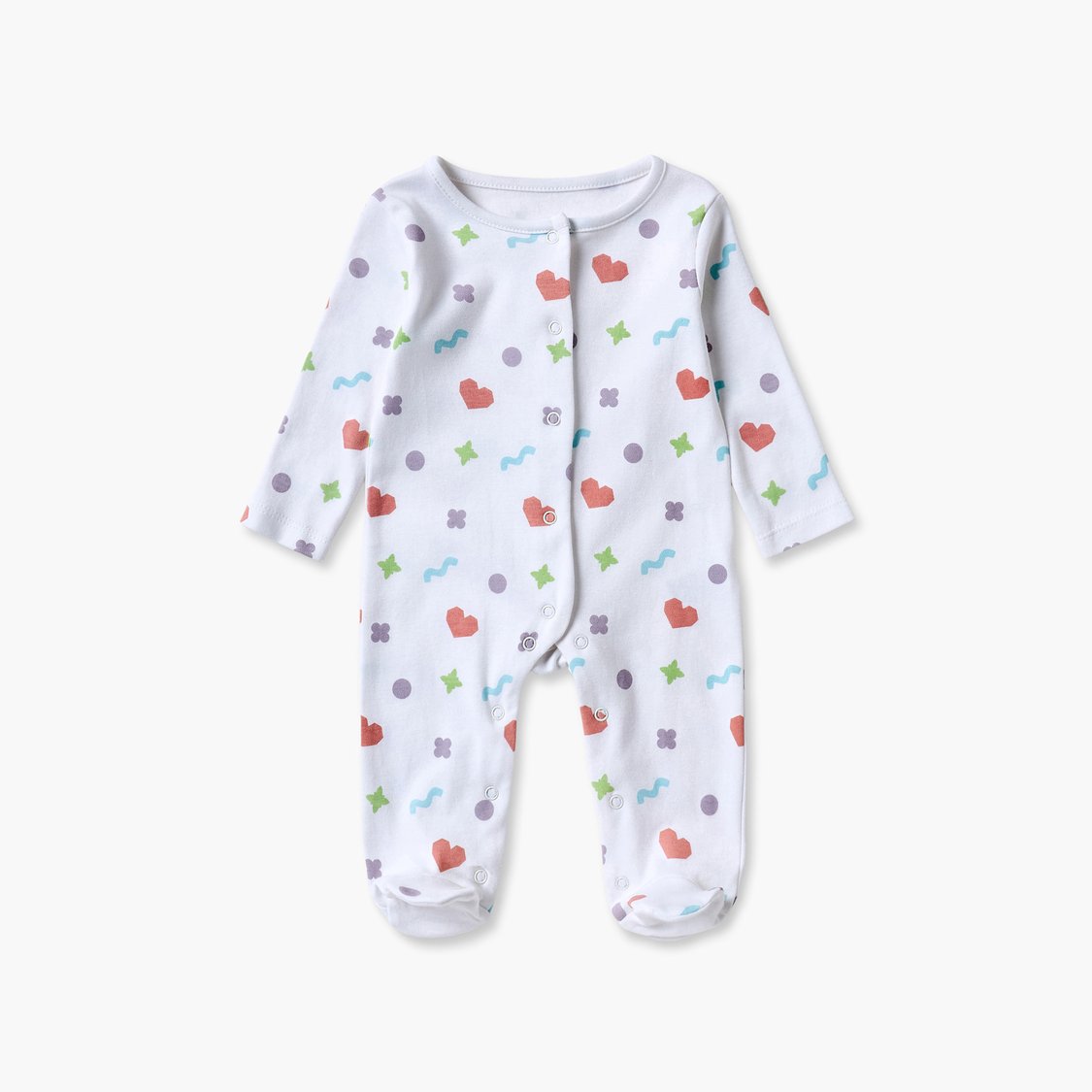 Juniors Heart Print 5-Piece Clothing Gift Set