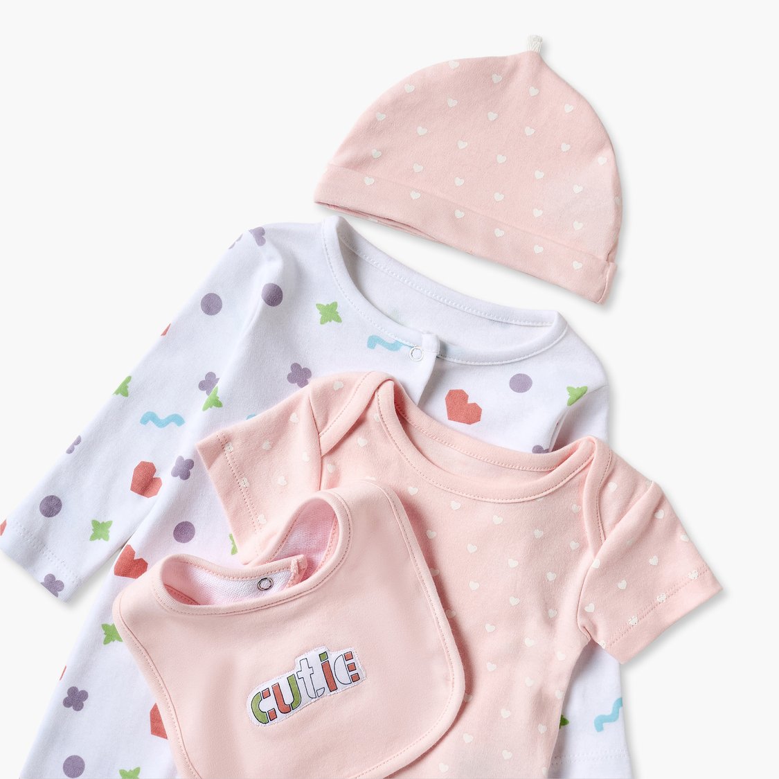 Juniors Heart Print 5-Piece Clothing Gift Set
