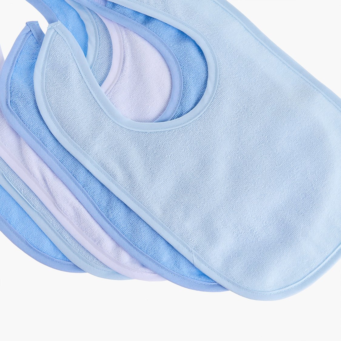 Juniors Solid Bibs - Pack of 5