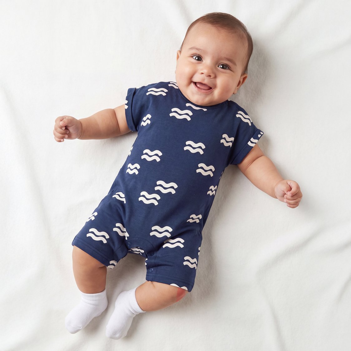Juniors Printed Rompers - Pack of 3