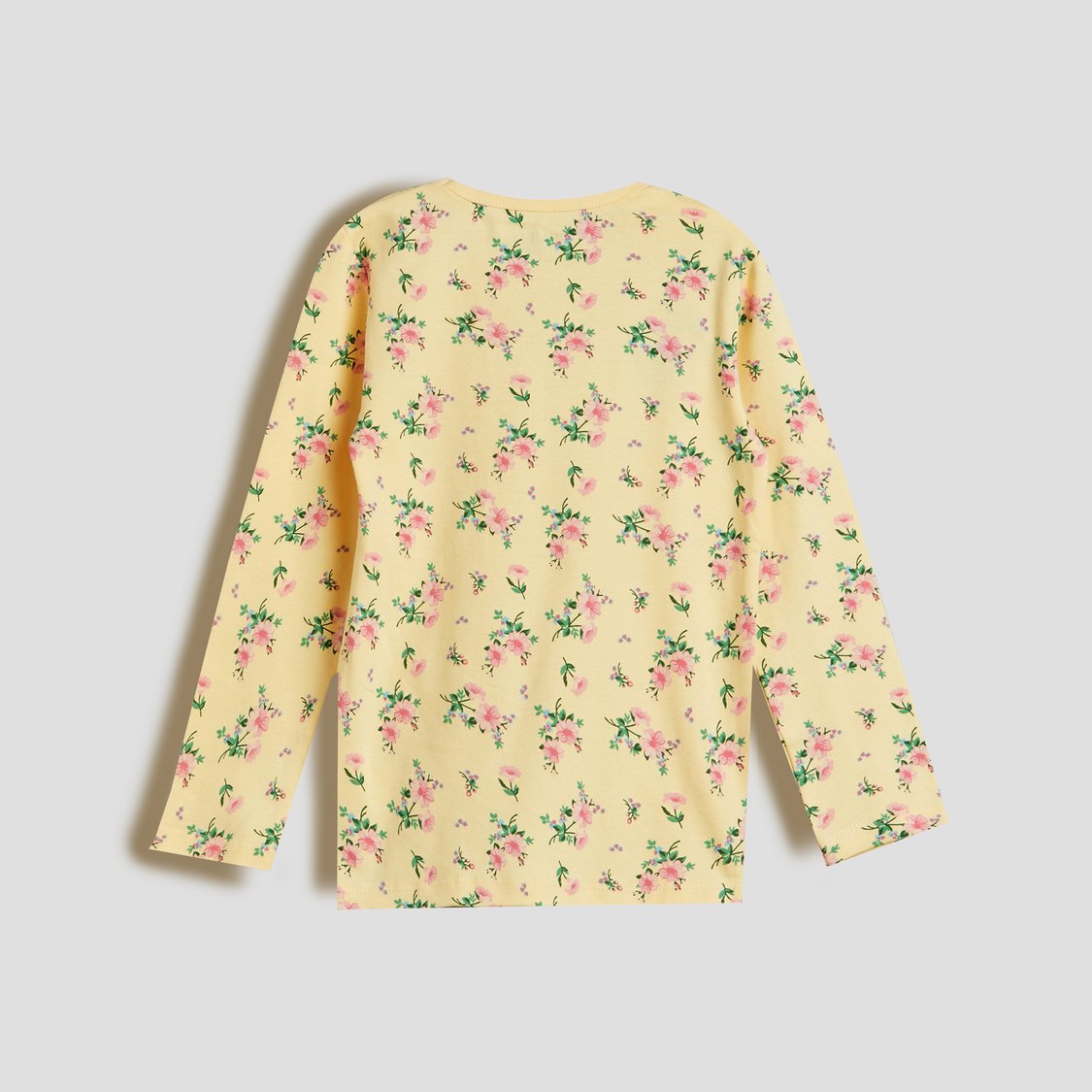 Juniors Floral Print T-shirt with Pyjama Set