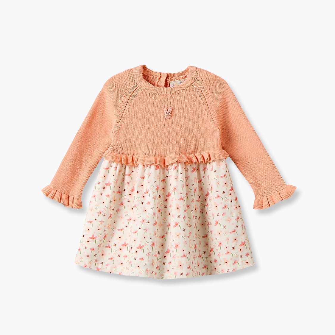 Juniors Floral Print A-line Dress