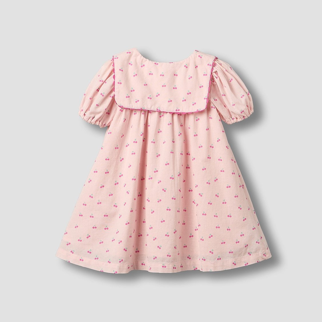 Juniors Cherry Print A-line Dress