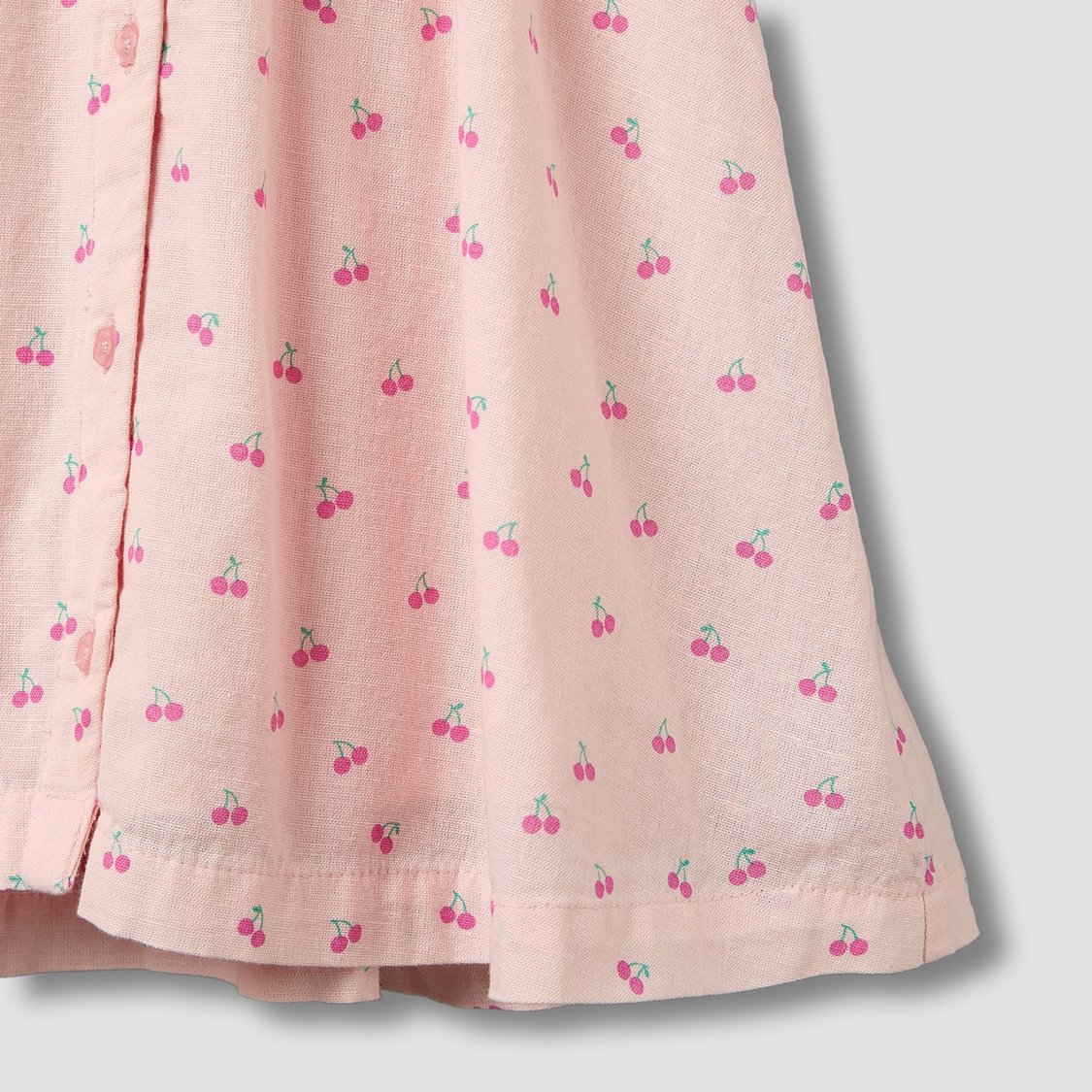 Juniors Cherry Print A-line Dress
