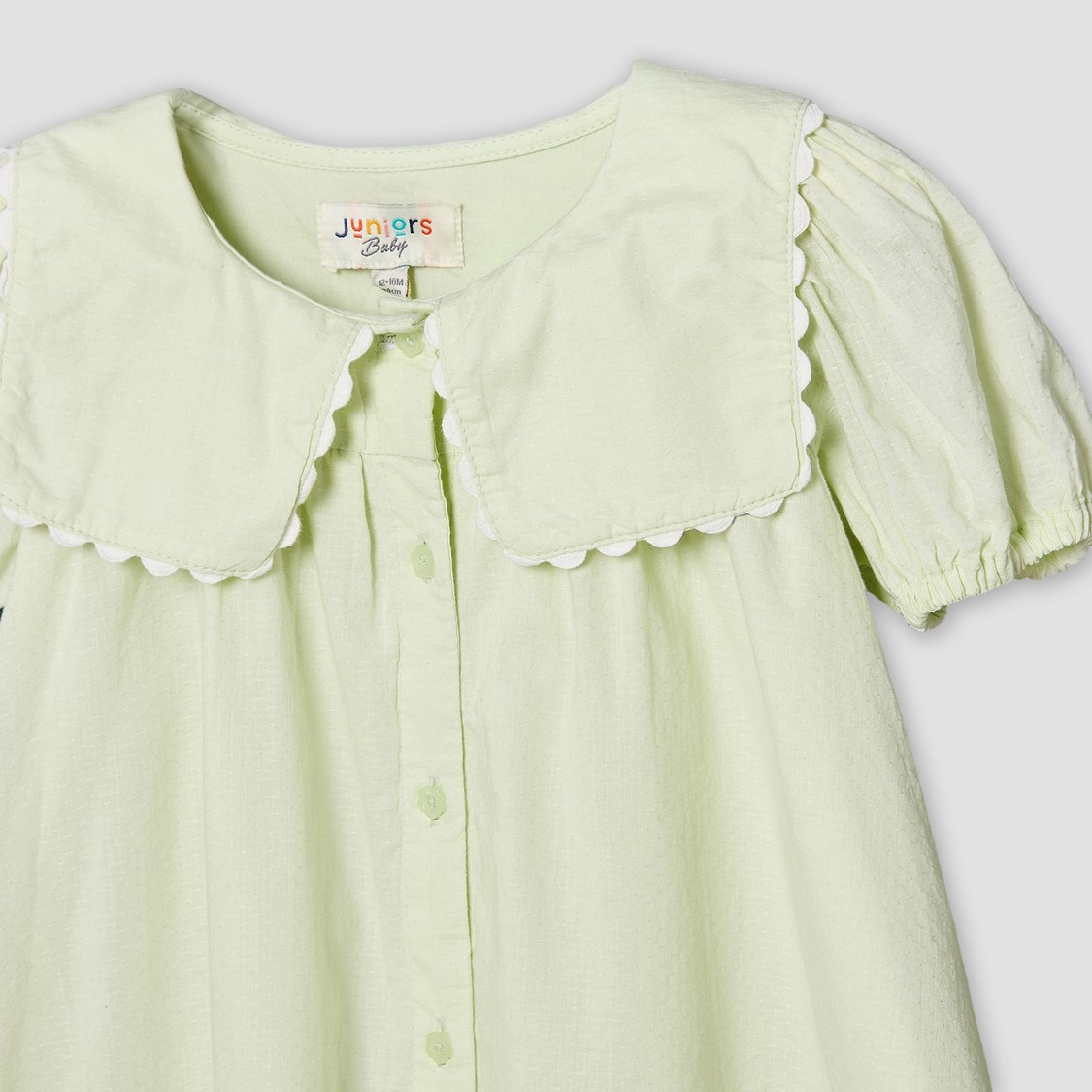 Juniors Sailor Collar Shirt Dress