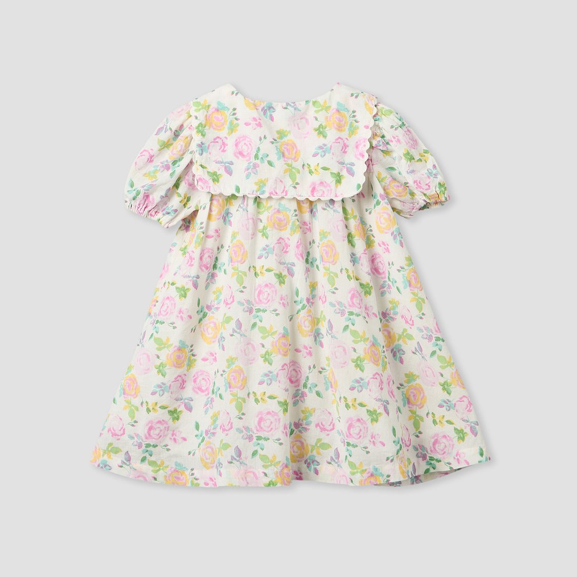 Juniors Floral Print A-Line Dress