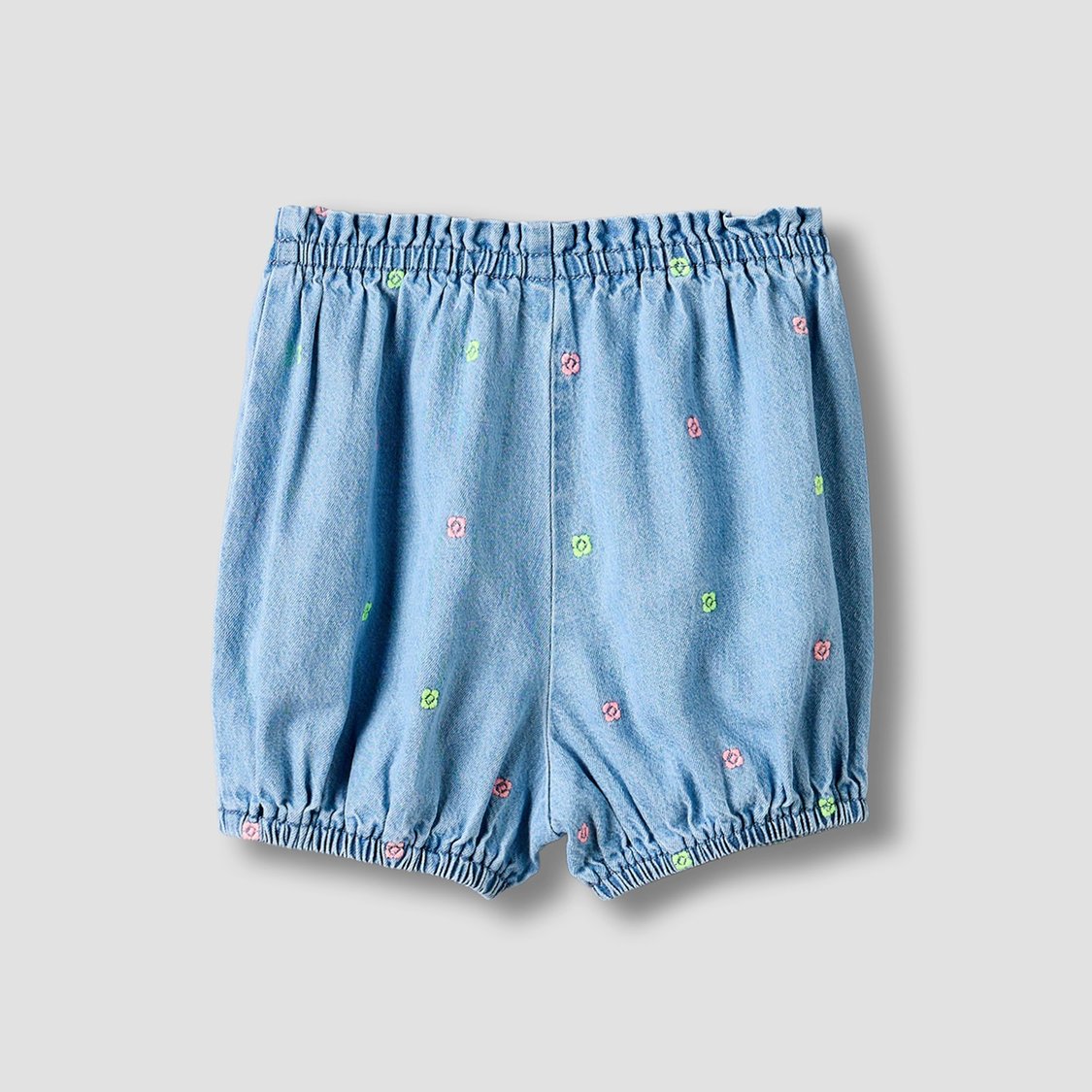 Juniors Floral Embroidered Shorts