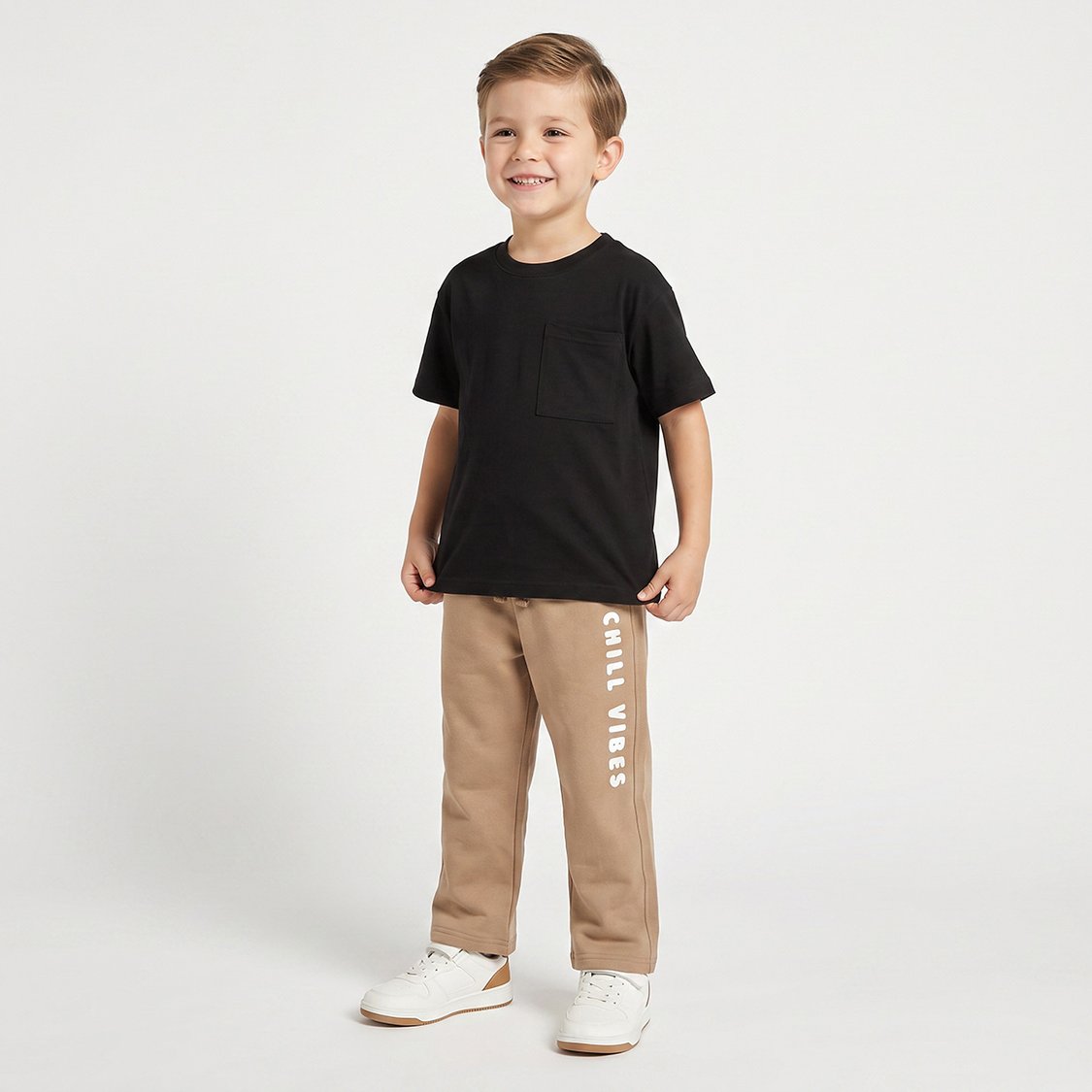 Juniors Slogan Print Track Pants