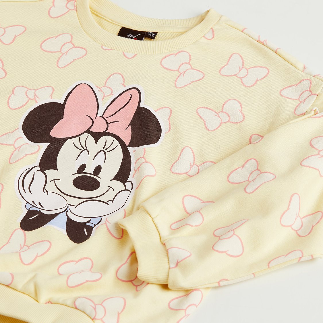 Juniors Minnie Mouse Print Sweatshirt