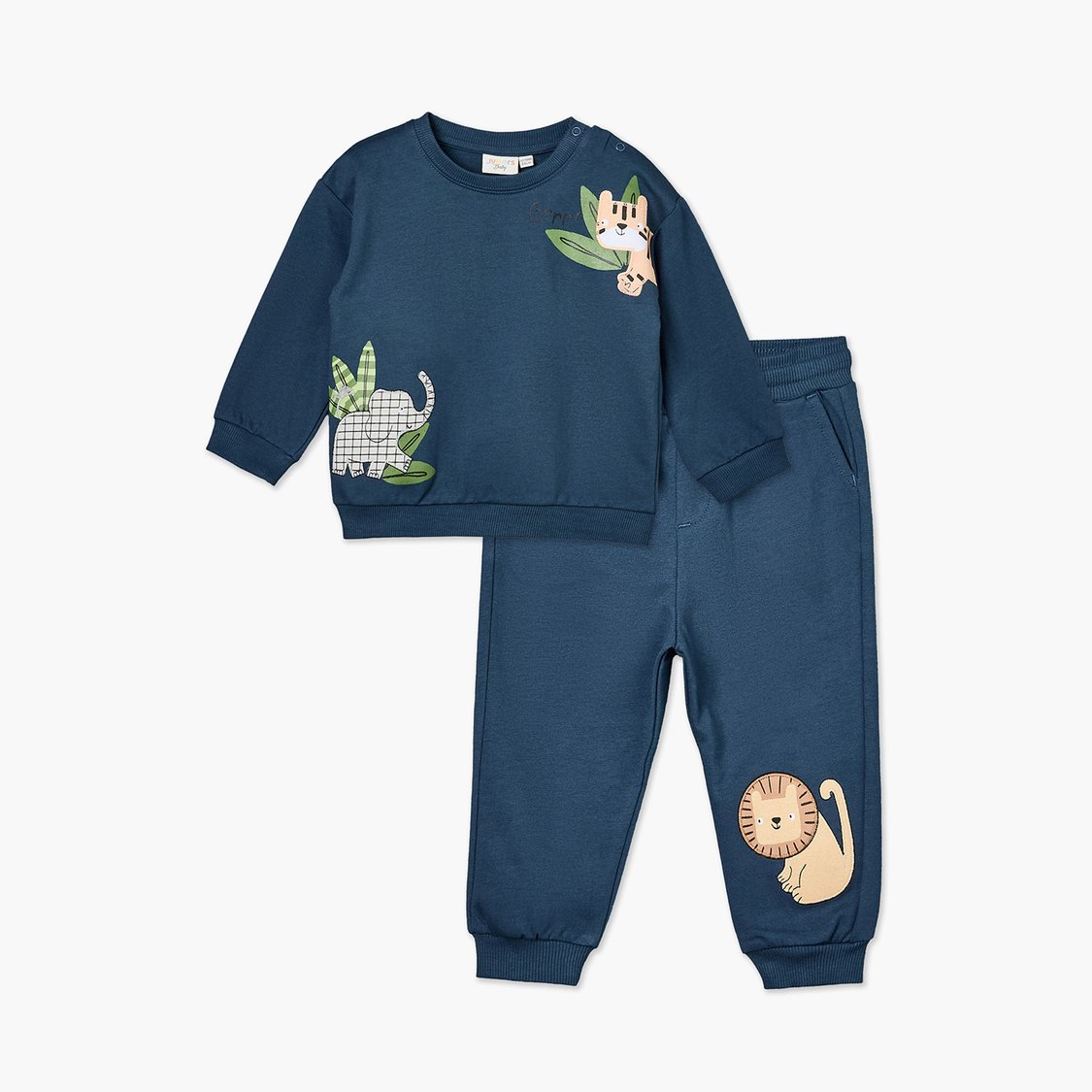 Juniors Applique Sweatshirt with Joggers Set