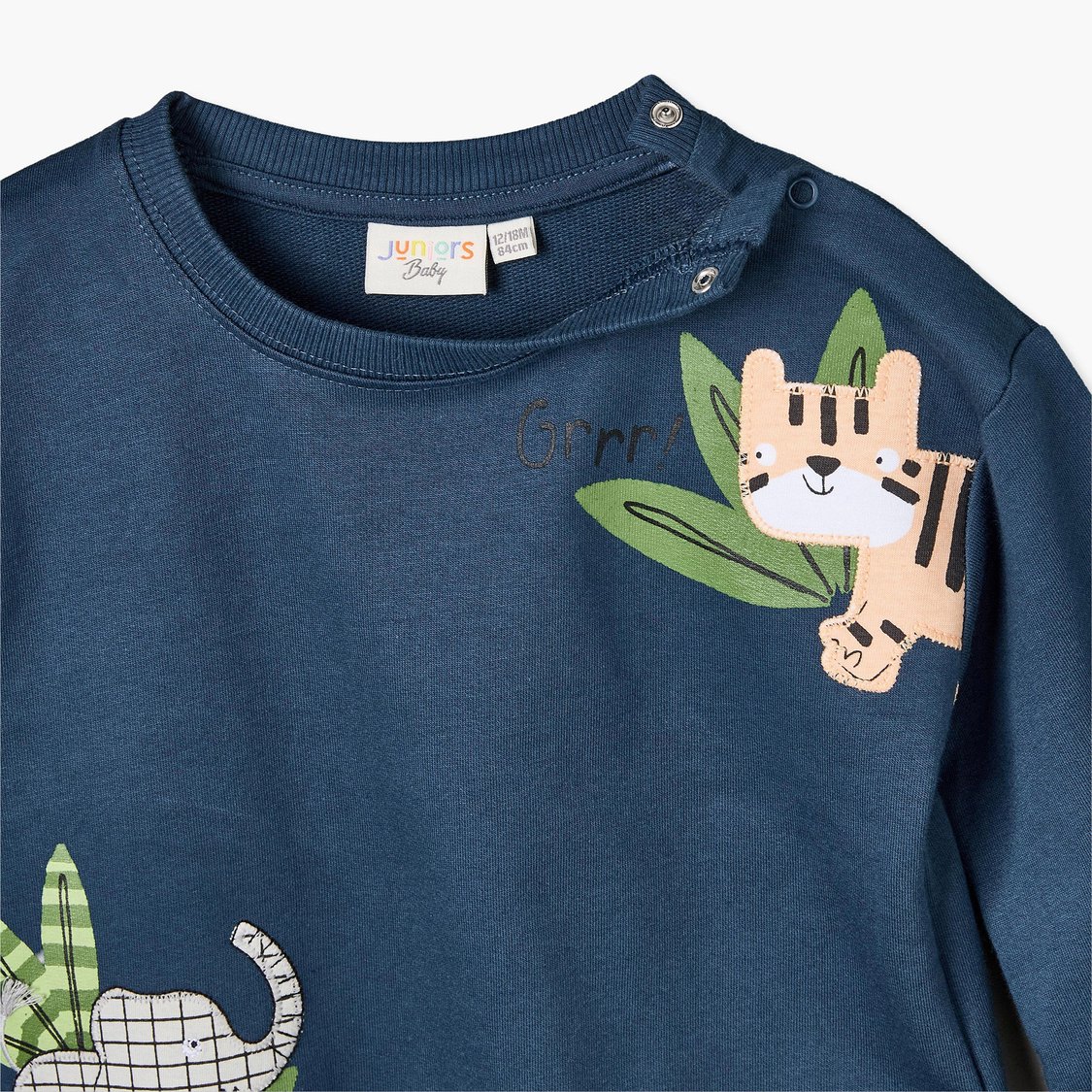 Juniors Applique Sweatshirt with Joggers Set