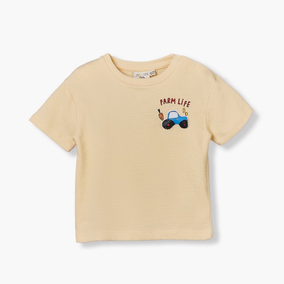 Juniors Farm Print T-shirt