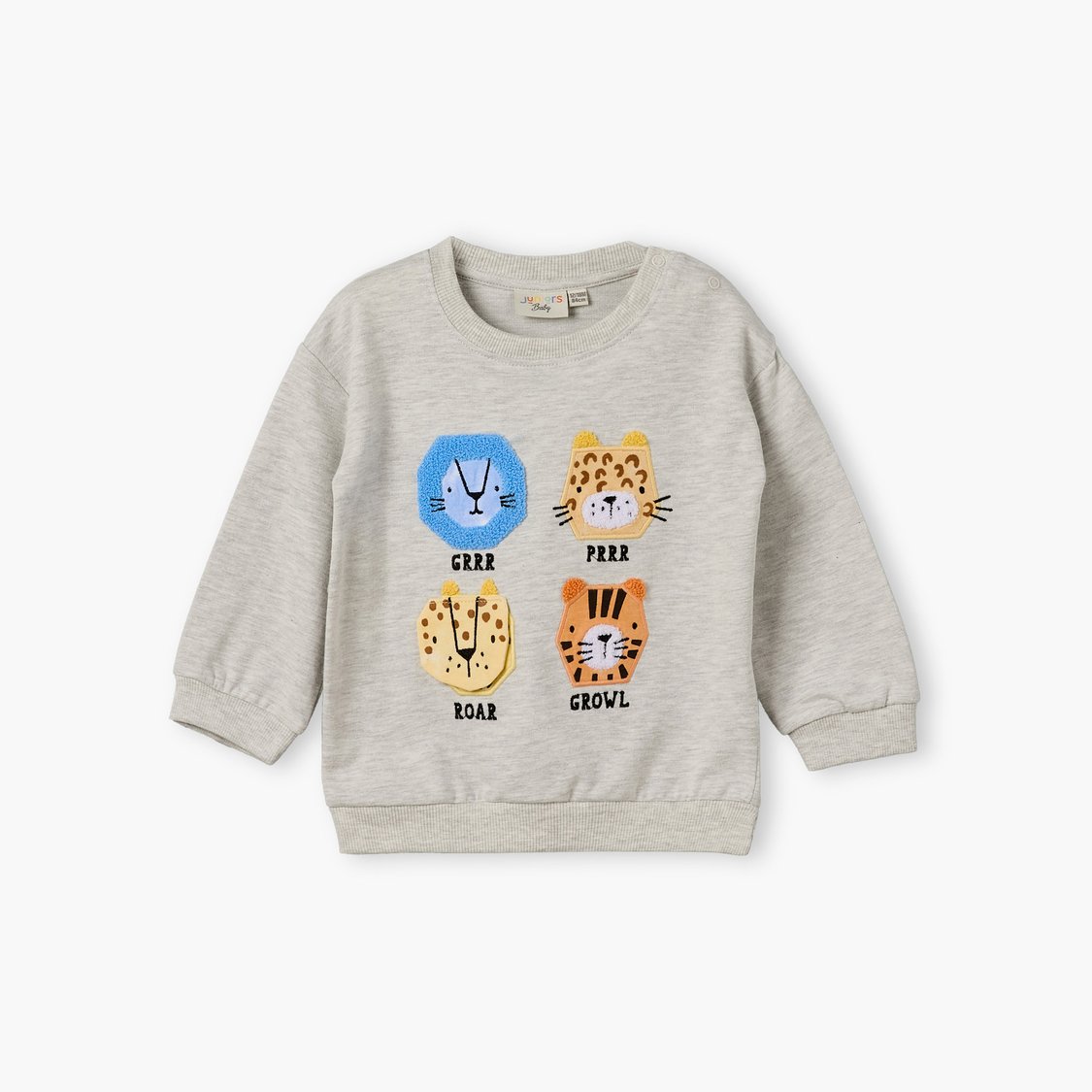 Juniors Applique Sweatshirt with Joggers Set