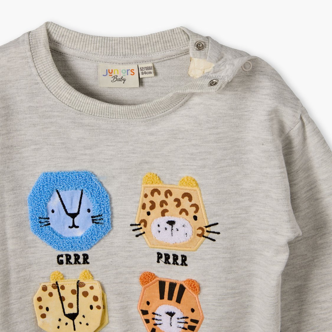 Juniors Applique Sweatshirt with Joggers Set
