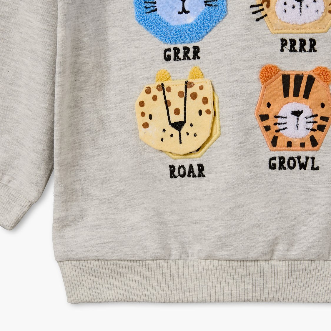 Juniors Applique Sweatshirt with Joggers Set
