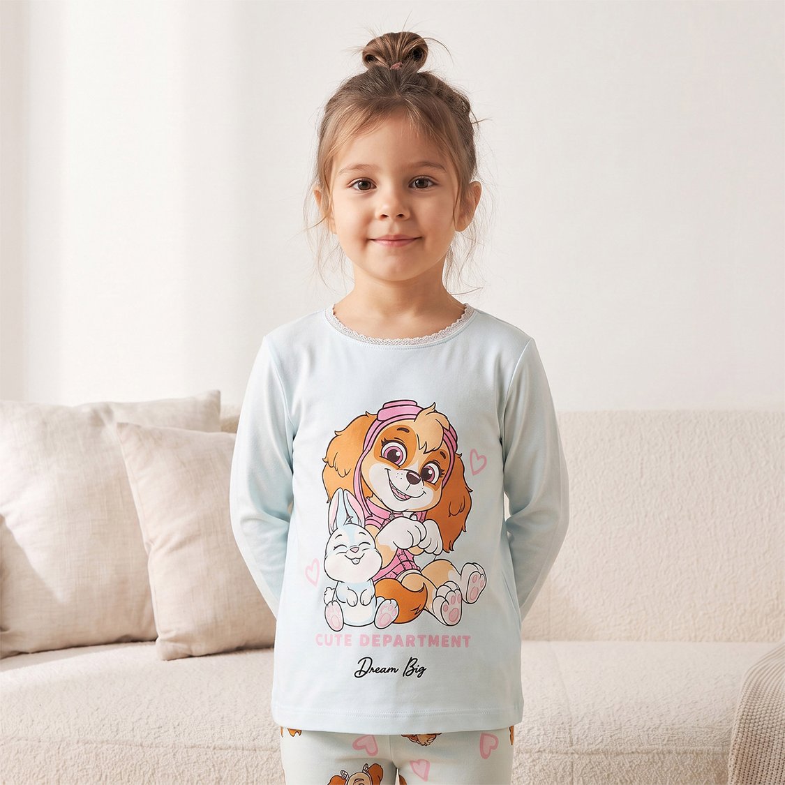 Juniors Skye Print T-shirt and Pyjama Set