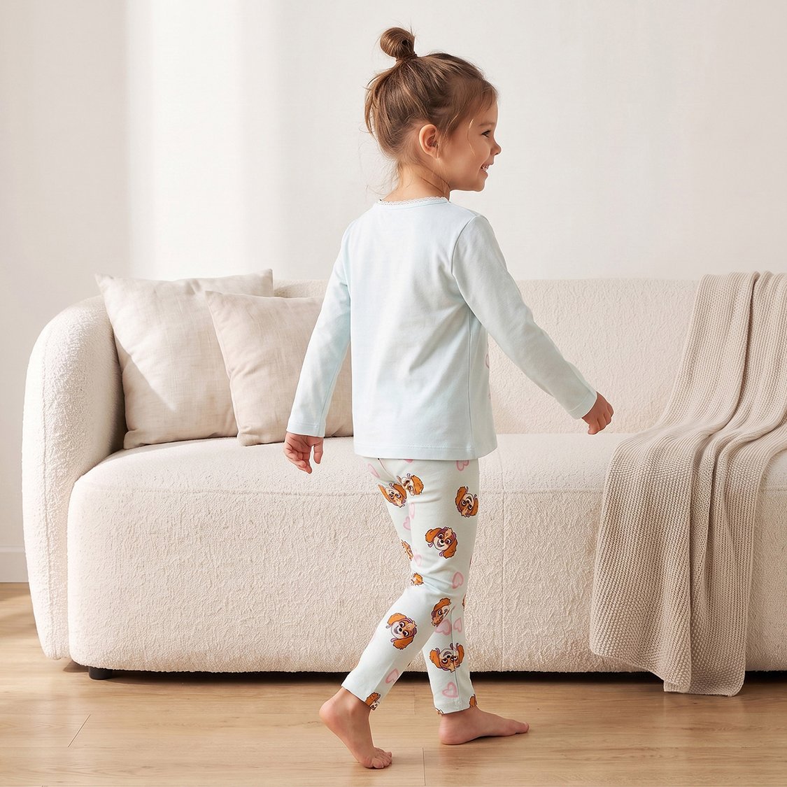 Juniors Skye Print T-shirt and Pyjama Set