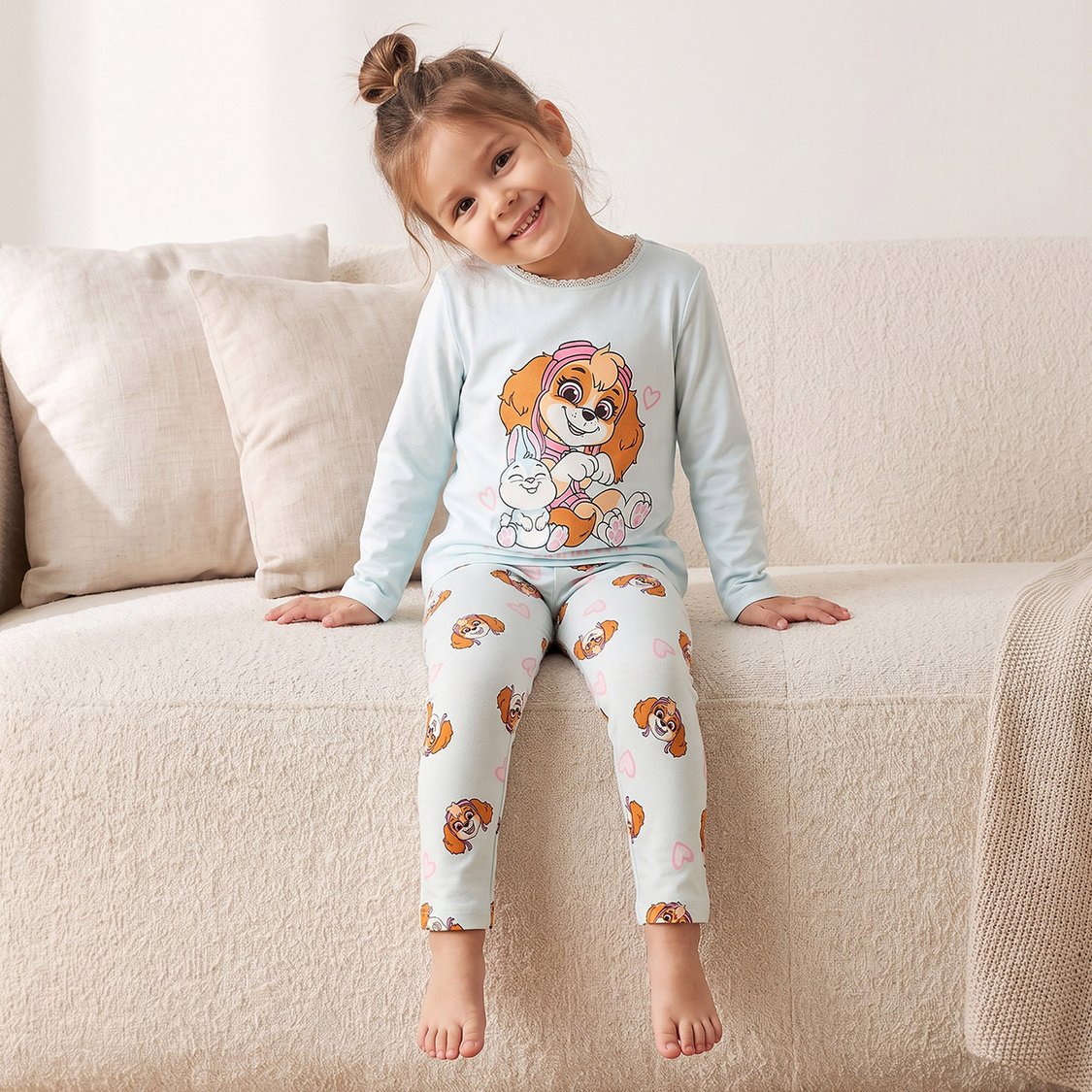 Juniors Skye Print T-shirt and Pyjama Set
