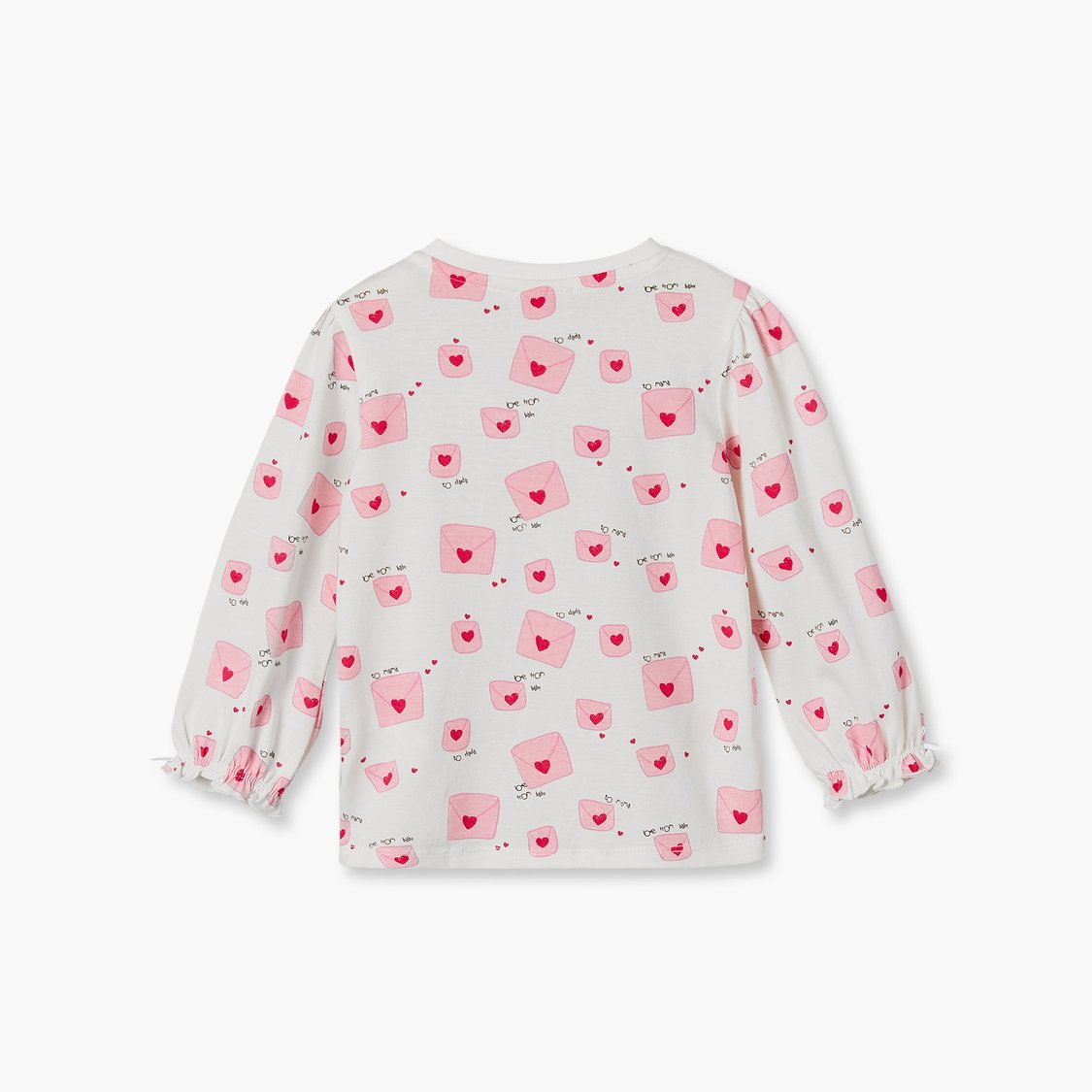 Juniors Heart Print T-shirt
