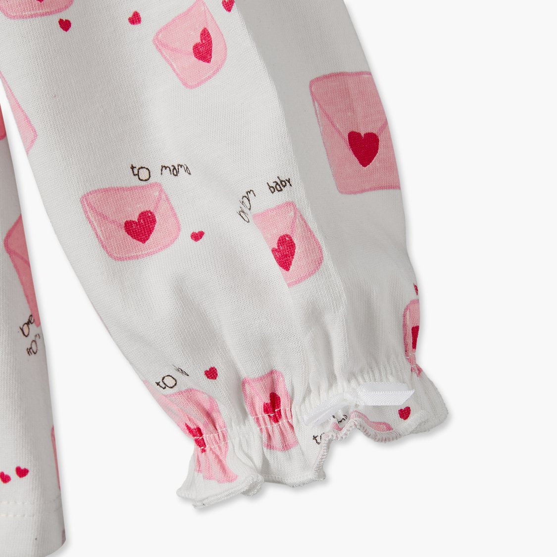 Juniors Heart Print T-shirt